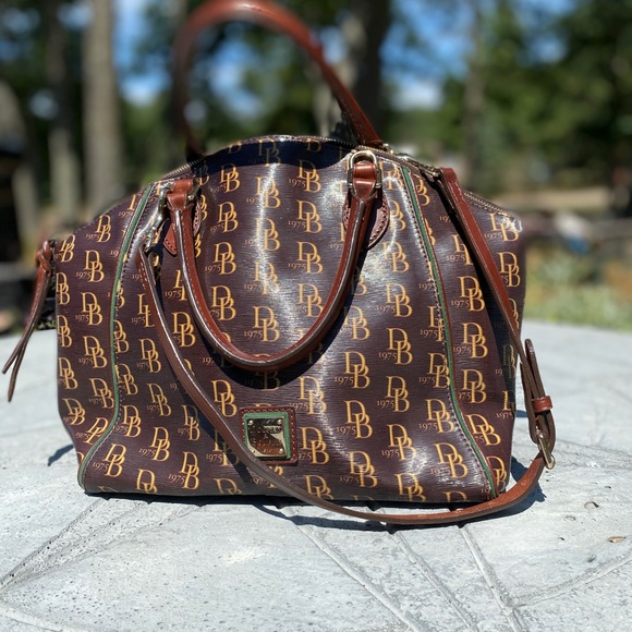dooney and bourke monogram satchel